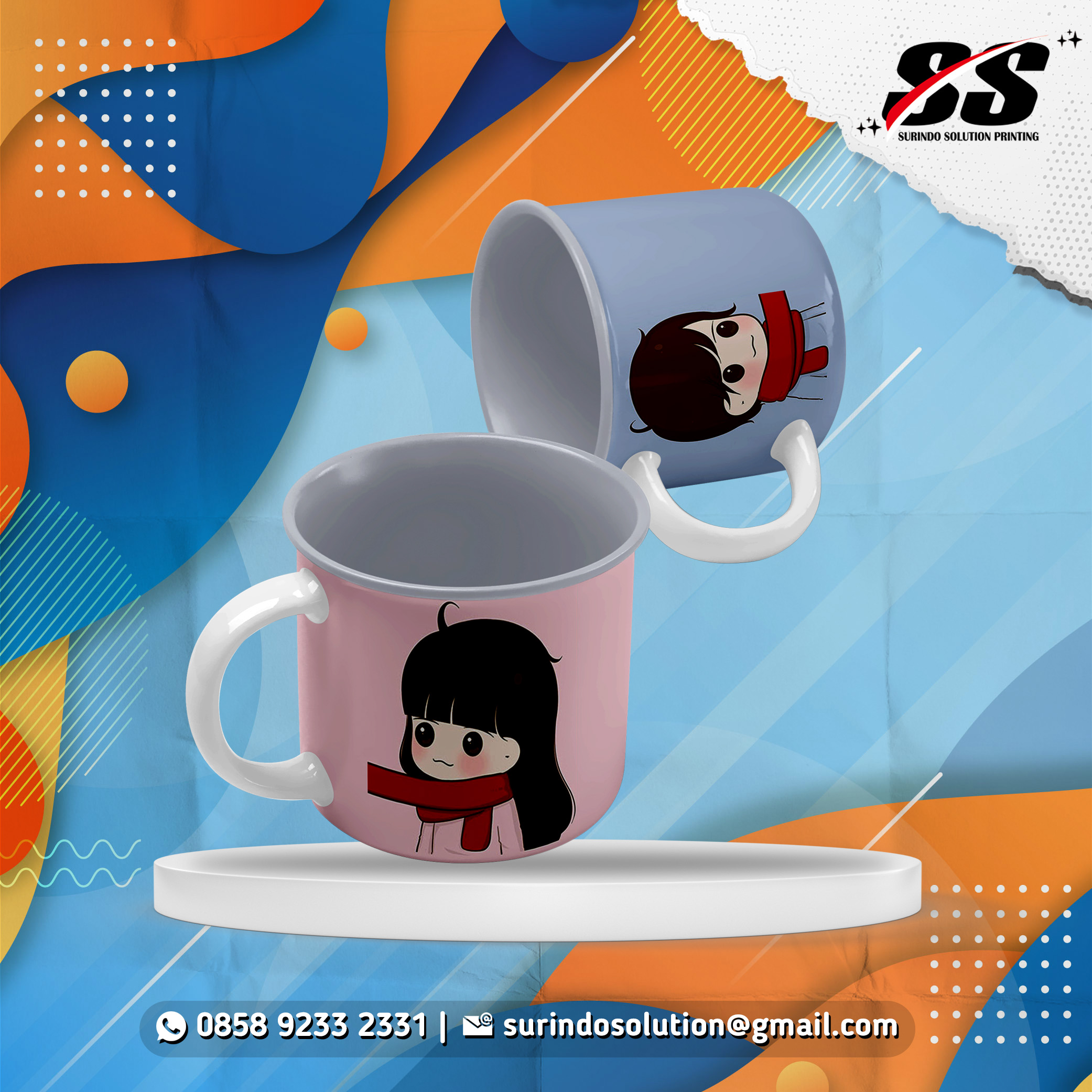 Mug Tea + Sablon